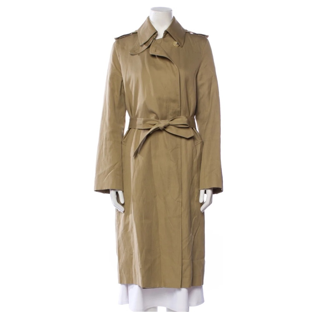 Helmut Lang Classic Tan Trench Coat